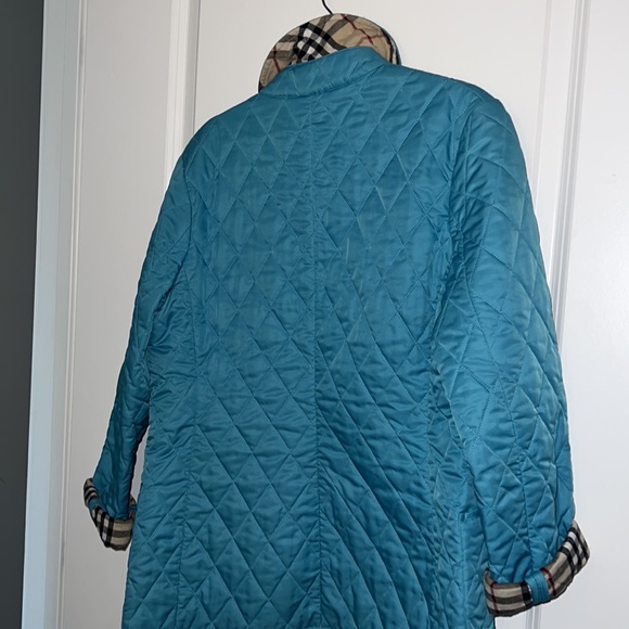 Burberry London Blue Quilted Jacket - Picture 5 of 10